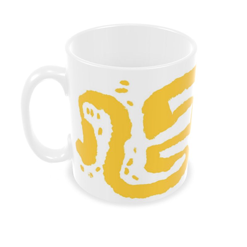 Yellow Ziggy Zag Mug