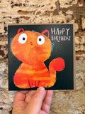 Orange kitty - Blank