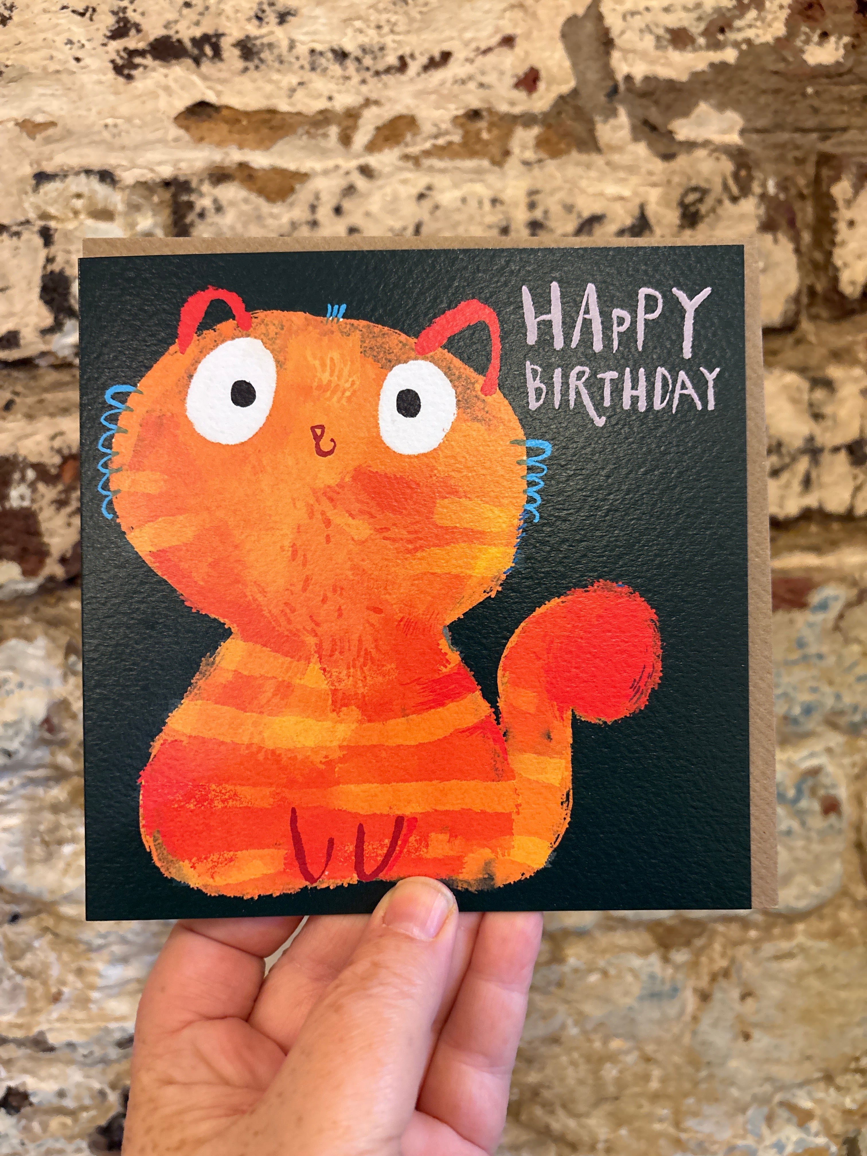 Orange kitty - Blank